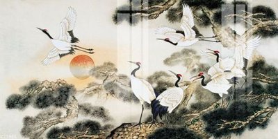 File gốc File gốc in tranh tổng hợp K23985 (in lụa) hoa văn cổ điển