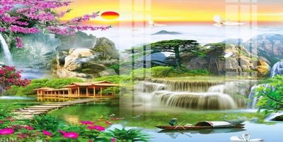 File in lụa File gốc in tranh tổng hợp K24165 (chất lượng cao) File gốc in tranh tổng hợp K24165