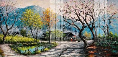 File PSD File gốc in tranh tổng hợp K24315 (gốc) tách lớp chi tiết