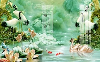 Tải file File gốc in tranh tổng hợp K2441 (PSD) cho in tranh kính