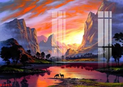 File gốc File gốc in tranh tổng hợp K2455 (cho in 3D) độc đáo