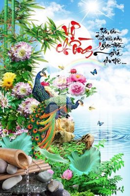 Tải file gốc File gốc in tranh tổng hợp K25037 (in khổ lớn) không mờ