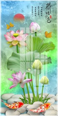 Ảnh gốc File gốc in tranh tổng hợp K25128 (độ nét cao) in tráng gương