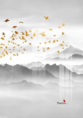 File gốc File gốc in tranh tổng hợp K25135 (thiết kế) độc quyền