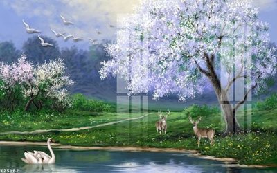 File gốc File gốc in tranh tổng hợp K25182 (cho in 3D) độc đáo