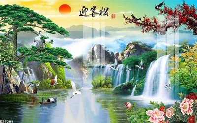 File tranh File gốc in tranh tổng hợp K25209 (bản gốc) trang trí văn phòng