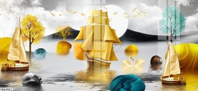 Tải file File gốc in tranh tổng hợp K25239 (gốc) in tranh tráng gương