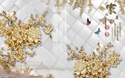 File gốc File gốc in tranh tổng hợp K25287 (in lụa) trang trí tường