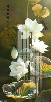 File tranh File gốc in tranh tổng hợp K25327 (gốc) phong cách tối giản