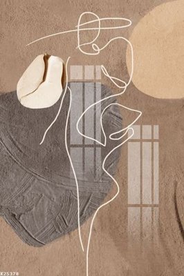 File gốc File gốc in tranh tổng hợp K25378 (in tráng gương) ốp tường