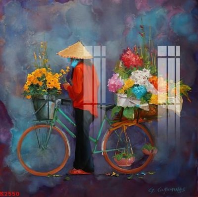 Mua file gốc File gốc in tranh tổng hợp K2550 (PSD) tại Filetranh.com