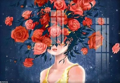 File gốc File gốc in tranh tổng hợp K25931 (PSD/TIFF) độ phân giải cao