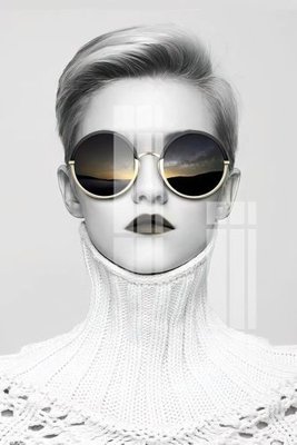 File in trần File gốc in tranh tổng hợp K25955 (bản gốc) phong cảnh