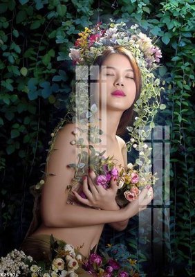 File tranh File gốc in tranh tổng hợp K25976 (ảnh gốc) in trần 3D