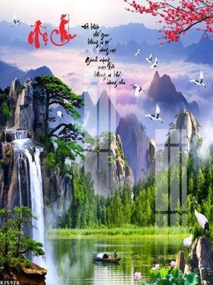 File tranh File gốc in tranh tổng hợp K25978 (gốc) in film