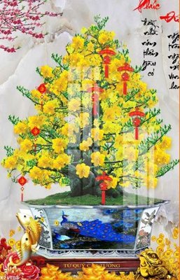 File tranh in mica File gốc in tranh tổng hợp K26008 (độ phân giải cao)