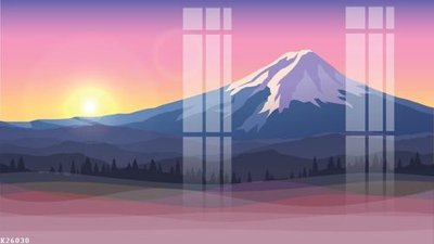 File tranh File gốc in tranh tổng hợp K26030 (gốc) phong cách tối giản