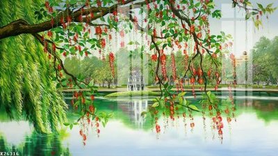 Hình ảnh file gốc in trần nhà File gốc in tranh tổng hợp K26316