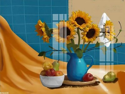 Download file gốc File gốc in tranh tổng hợp K26420 (in mica) 3D