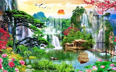 File gốc File gốc in tranh tổng hợp K26969 (AI/EPS) cho in ấn