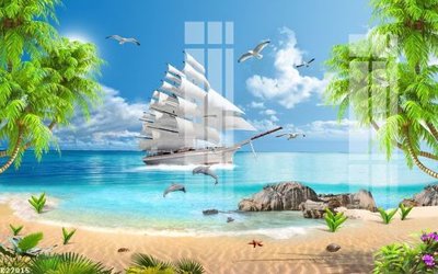 Tải file gốc File gốc in tranh tổng hợp K27015 (bản PSD) còn layer