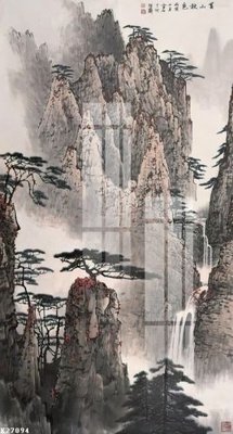 File in trần File gốc in tranh tổng hợp K27094 (bản gốc) hoa văn