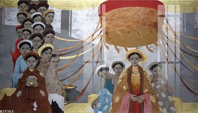 Ảnh gốc File gốc in tranh tổng hợp K27352 (nét căng) in mica