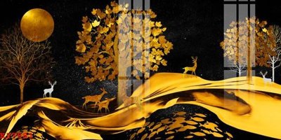 File tranh in trần 3D File gốc in tranh tổng hợp K27581 (ảnh gốc)