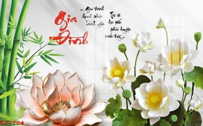 File gốc File gốc in tranh tổng hợp K27704 (in mica) cắt laser