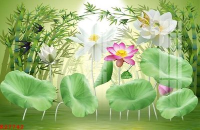 File gốc File gốc in tranh tổng hợp K27742 (in tráng gương) hiện đại