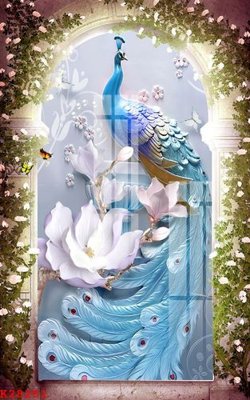 File gốc File gốc in tranh tổng hợp K28251 (in ấn) màu sắc trung thực