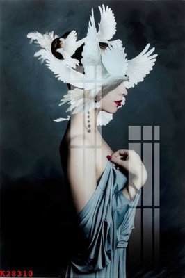 File in trần File gốc in tranh tổng hợp K28310 (bản gốc) đại dương