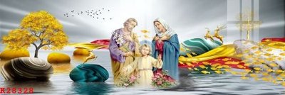 File gốc File gốc in tranh tổng hợp K28328 (in 3D) cho trang trí