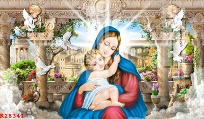 File tranh File gốc in tranh tổng hợp K28341 (bản gốc) in lụa dán tường