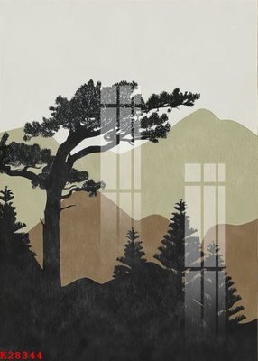 File PSD File gốc in tranh tổng hợp K28344 (nguyên bản) cho thiết kế