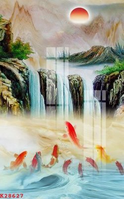 Ảnh gốc File gốc in tranh tổng hợp K28627 (độ nét cao) in tráng gương