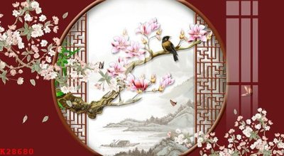 File gốc File gốc in tranh tổng hợp K28680 (in 3D) cho trang trí