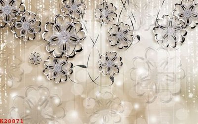 File gốc File gốc in tranh tổng hợp K28871 (in lụa) hoa văn cổ điển