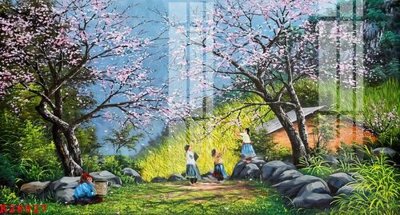 File in lụa File gốc in tranh tổng hợp K28927 (phong cảnh) File gốc in tranh tổng hợp K28927