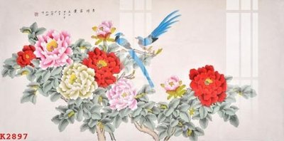 File gốc File gốc in tranh tổng hợp K2897 (in lụa) tranh mã đáo