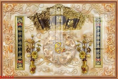 Download file gốc File gốc in tranh tổng hợp K29116 (in lụa) tranh 3D