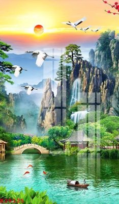 File PSD File gốc in tranh tổng hợp K29125 (gốc) cho in quảng cáo