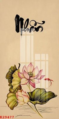 File gốc File gốc in tranh tổng hợp K29477 (in lụa) tranh phong thủy