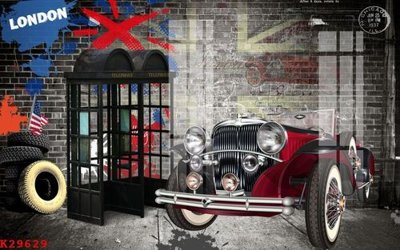 File in trần File gốc in tranh tổng hợp K29629 (bản gốc) bầu trời