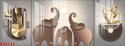 Download file gốc File gốc in tranh tổng hợp K29733 (in lụa) hoa lá