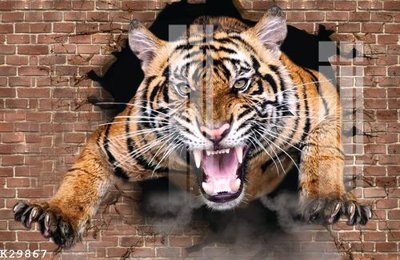 File in trần File gốc in tranh tổng hợp K29867 (bản gốc 3D) sống động