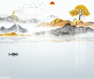 File gốc File gốc in tranh tổng hợp K29881 (thiết kế) độc quyền