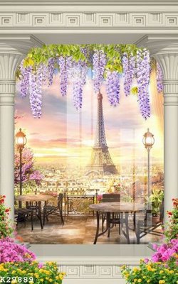 File gốc File gốc in tranh tổng hợp K29889 (in tráng gương) sang trọng