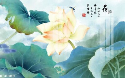 Download file gốc File gốc in tranh tổng hợp K30089 (in lụa) hoa lá