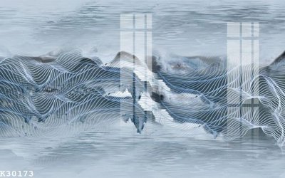 Download file File gốc in tranh tổng hợp K30173 (gốc) in mica đèn LED